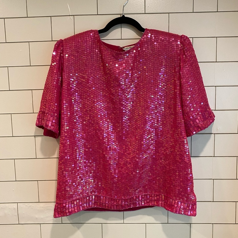 vintage sequin top